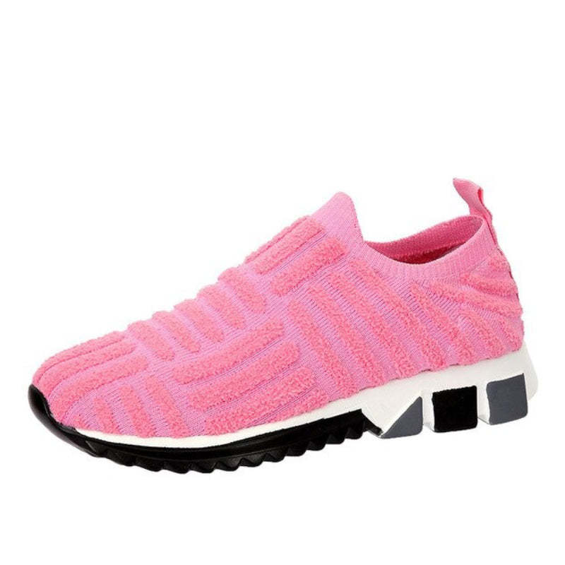 Women Orthopedic Shoes Knit Slip-on Comfy Leisure Sneakers