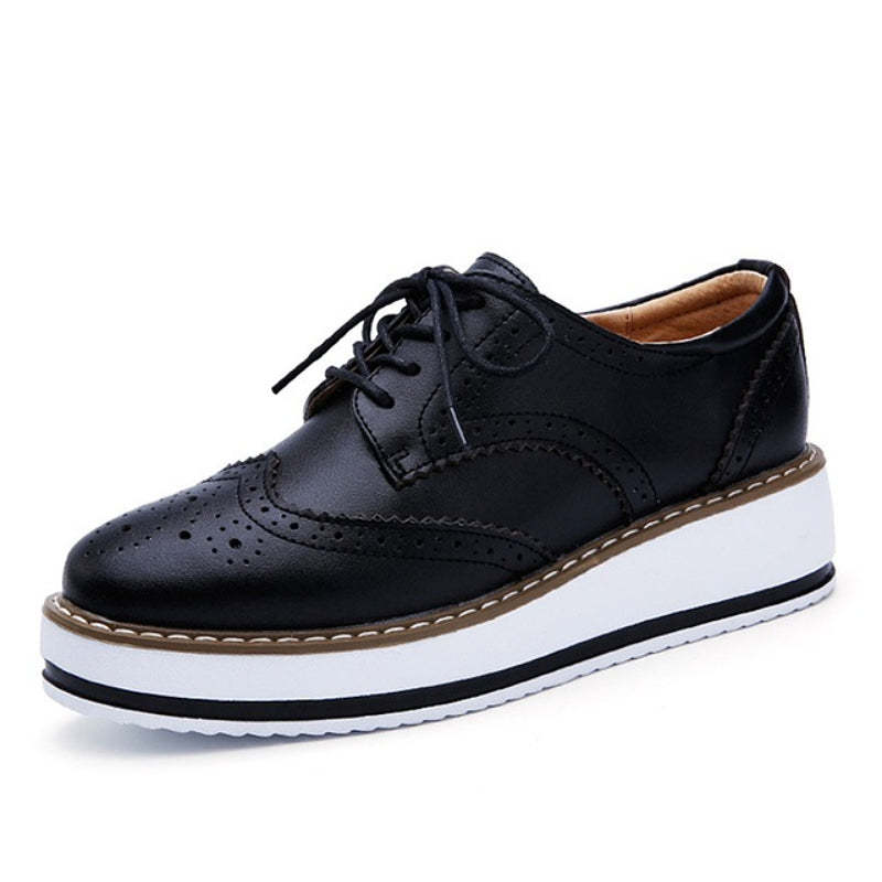Walking Shoes For Women Comfy Interior Versatile Casual Oxford Shoes Modern