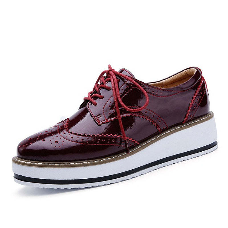 Walking Shoes For Women Comfy Interior Versatile Casual Oxford Shoes Modern