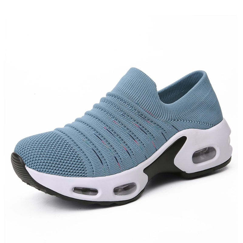 Orthopedic Shoes Women Breathable Slip-on Sneakers Air Cushion Mesh Leisure