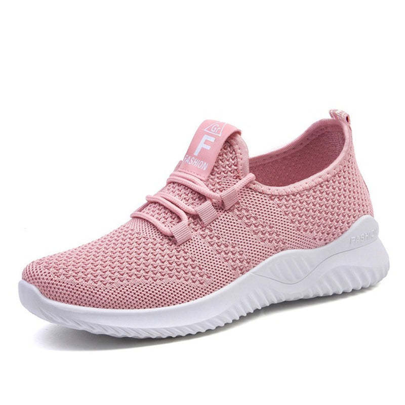 Women Orthopedic Shoes Comfy Elastic Mesh Round Toe Running Sneakers