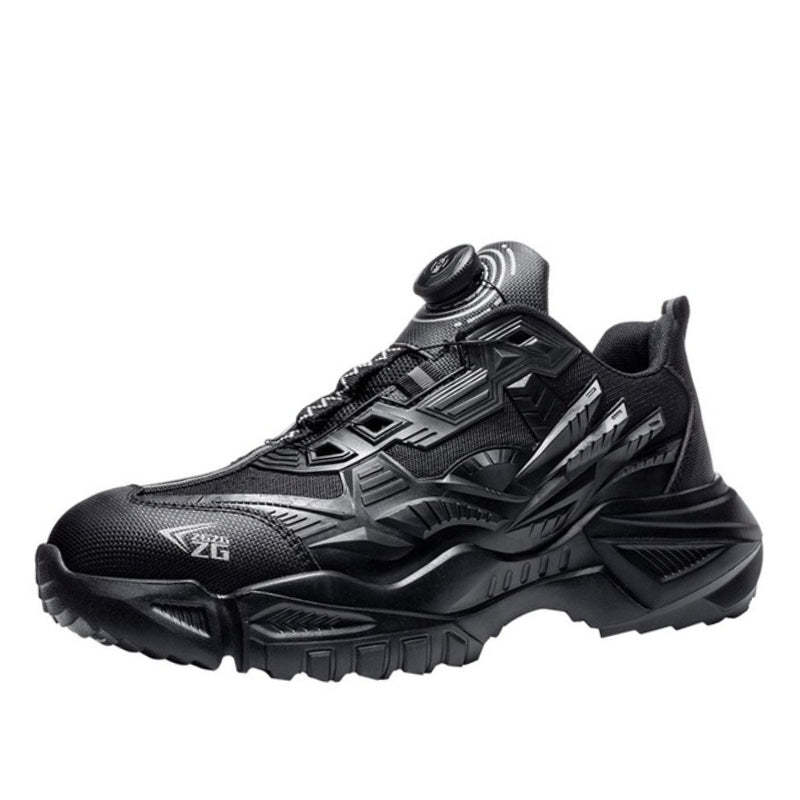 Plus Size Orthopedic Sports Sneakers Steel Toe Rotary Button Stylish