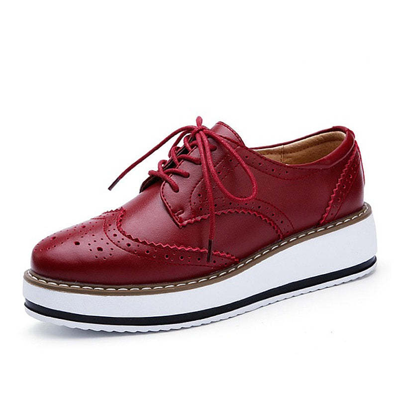 Walking Shoes For Women Comfy Interior Versatile Casual Oxford Shoes M
