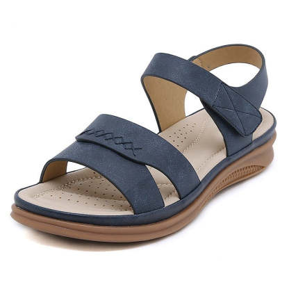 Women Orthopedic Sandals Hook&loop Ankle Strap Arch Support Basic Walk