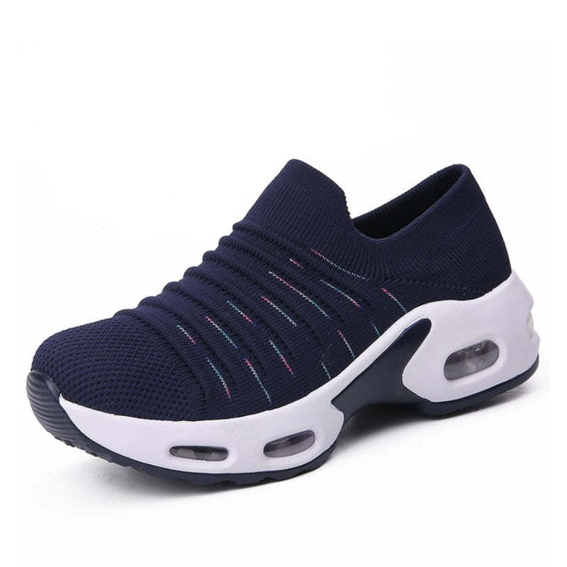 Orthopedic Shoes Women Breathable Slip-on Sneakers Air Cushion Mesh Le