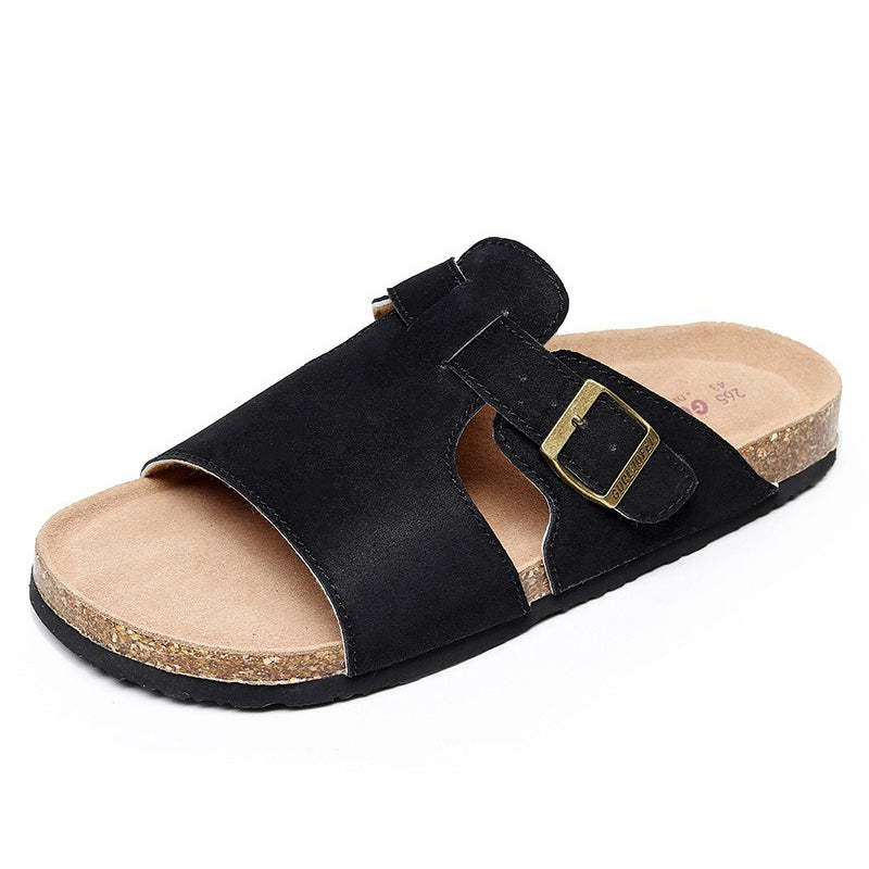 Orthopedic Sandals For Men Premium Suede Leisure Summer Slides