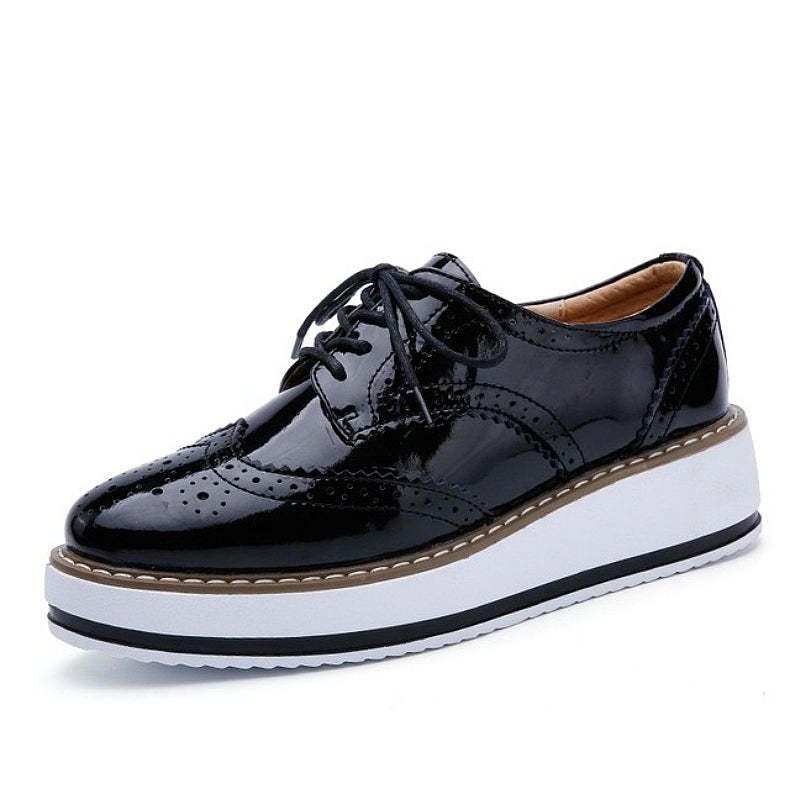 Walking Shoes For Women Comfy Interior Versatile Casual Oxford Shoes Modern
