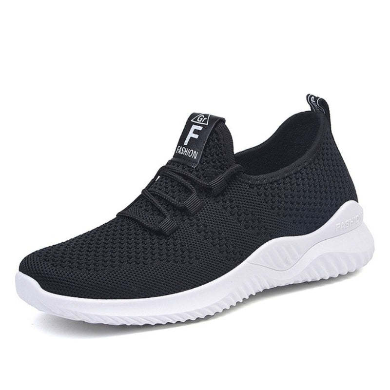 Women Orthopedic Shoes Comfy Elastic Mesh Round Toe Running Sneakers