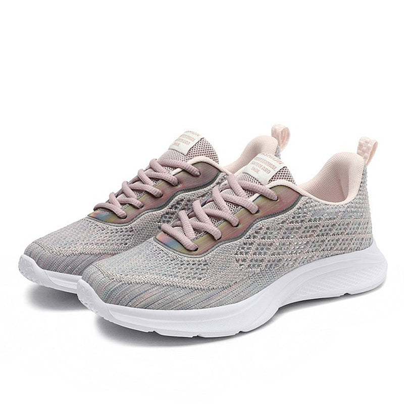 Women Athletic Orthopedic Shoes Anti-collision Mesh Round Toe Stylish Sneakers