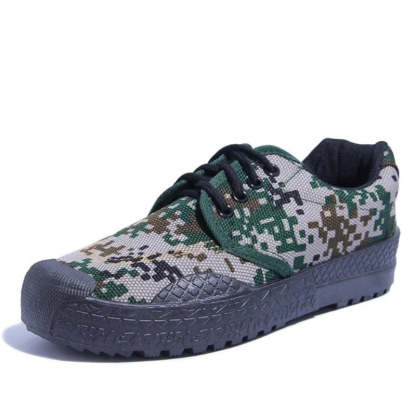 Men Orthopedic Shoes Camouflage Canvas Sneakers