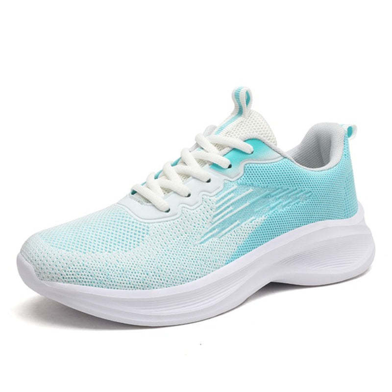 Women Orthopedic Shoes Thick Sole Gradient Colorful Sports