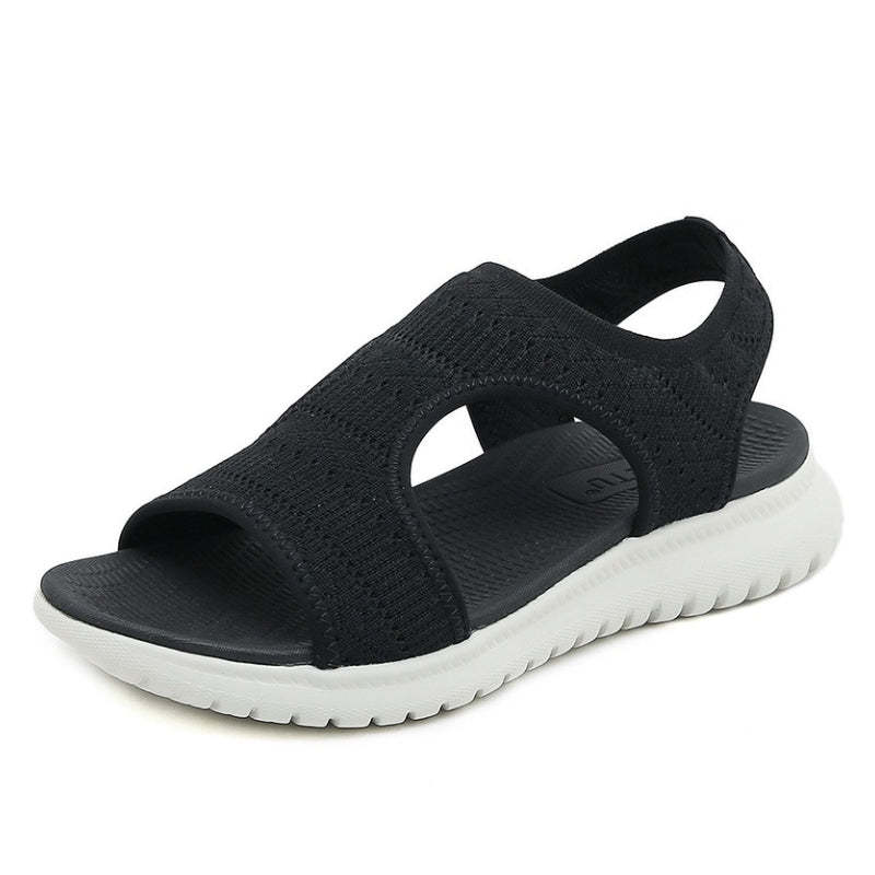 Women Walking Orthopedic Sandals Mesh Hollow Out Trendy Summer Sandals