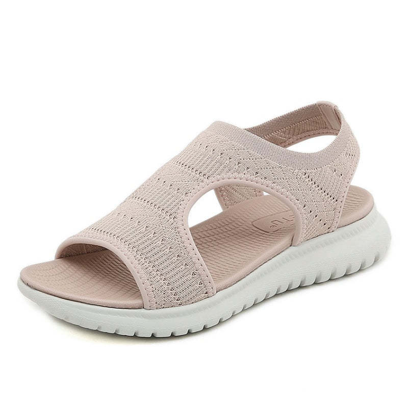 Women Walking Orthopedic Sandals Mesh Hollow Out Trendy Summer Sandals