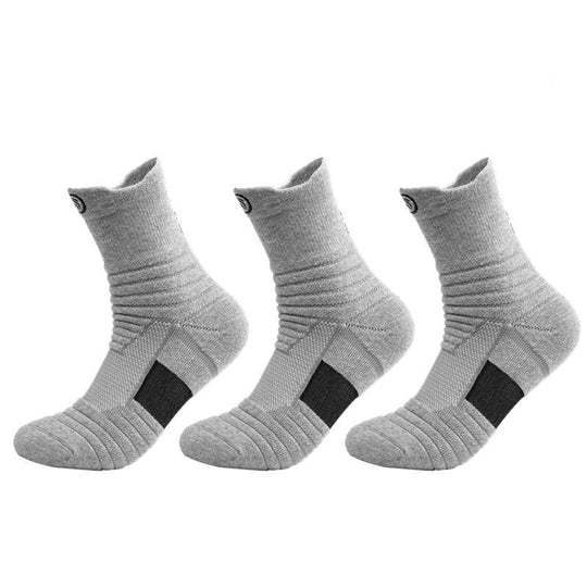 Non-Slip Healthcare Worker Breathable Ankle Socks - 3 Pairs