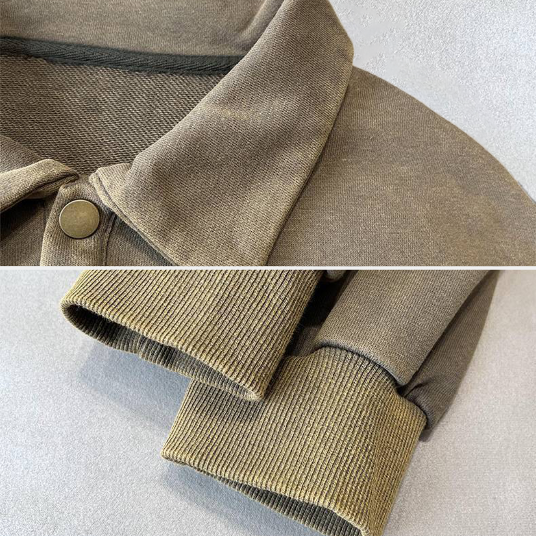 Men's Warm Winter Shirt Knit Sweater