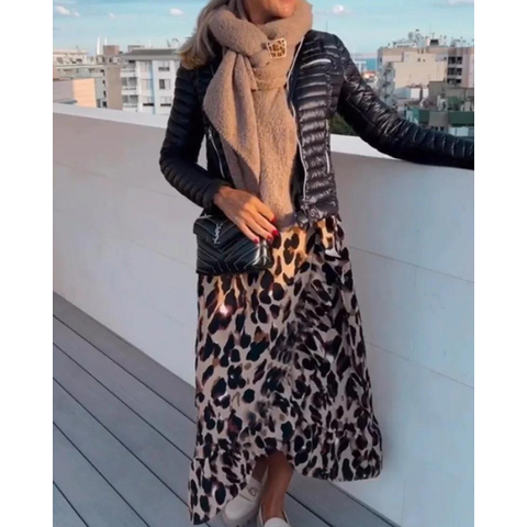 Fashionable V Neck Dress