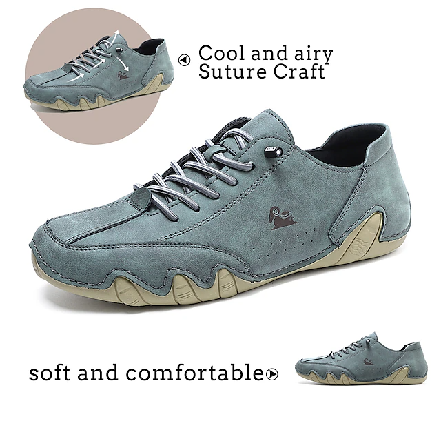 Unisex Comfort Oxfords Plus Size Handmade Orthopedic Shoes