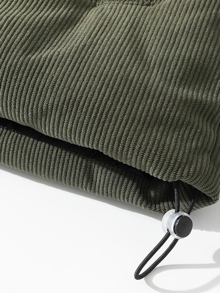 Curduroy Puffer Jacket for Men