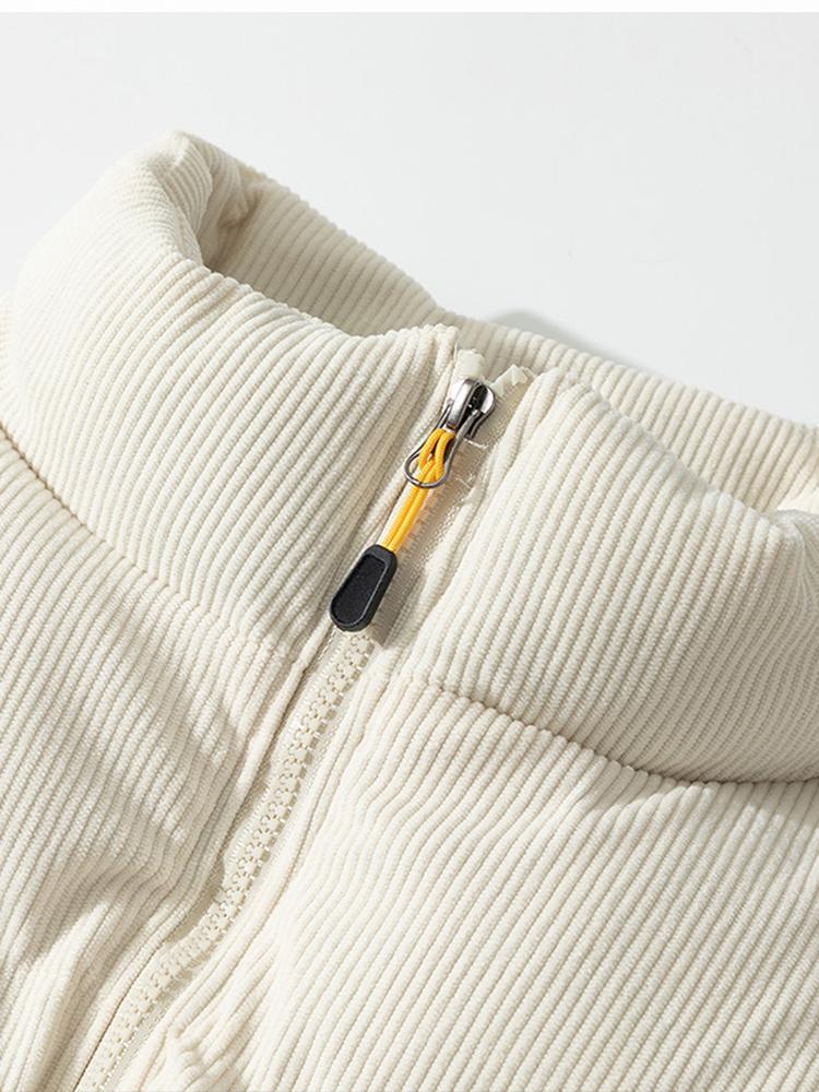 Curduroy Puffer Jacket for Men