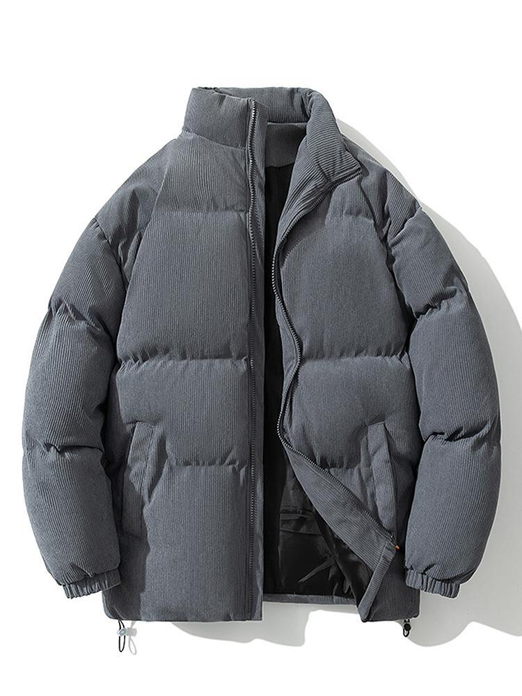 Curduroy Puffer Jacket for Men