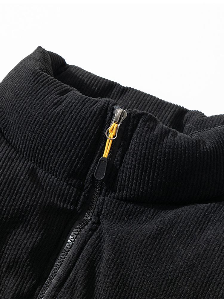 Curduroy Puffer Jacket for Men
