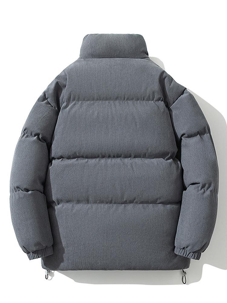 Curduroy Puffer Jacket for Men
