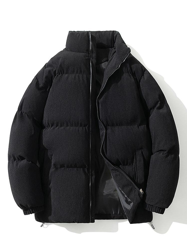 Curduroy Puffer Jacket for Men