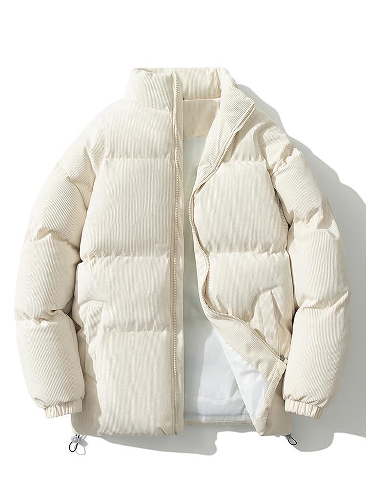 Curduroy Puffer Jacket for Men