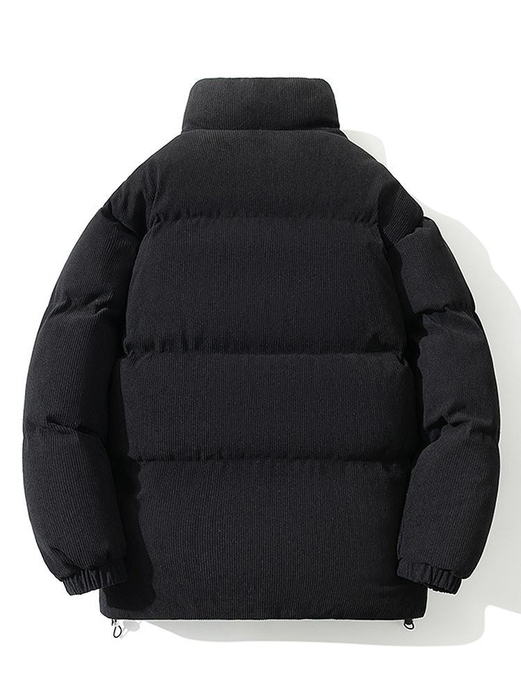 Curduroy Puffer Jacket for Men