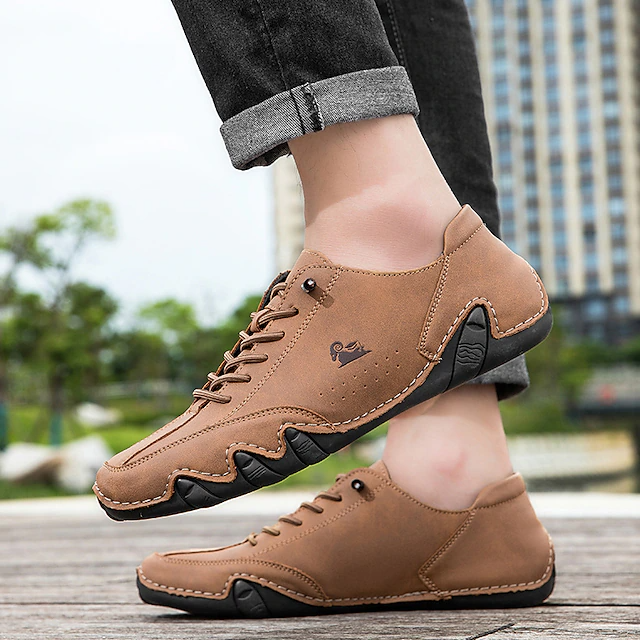 Unisex Comfort Oxfords Plus Size Handmade Orthopedic Shoes