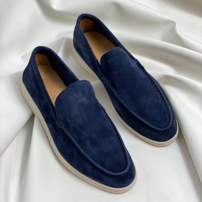 Elegant and comfortable suede loafers