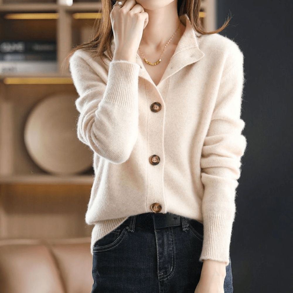 Relaxed Buttoned Sweater