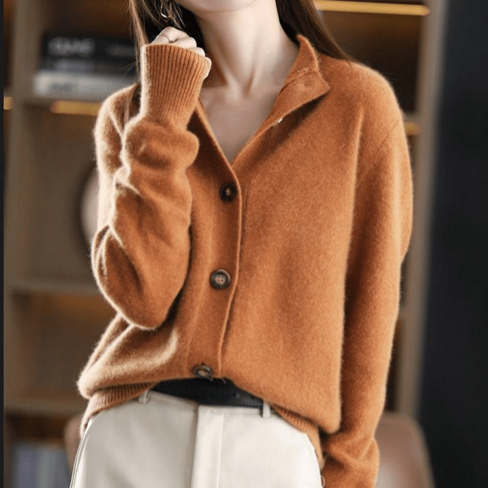 Relaxed Buttoned Sweater