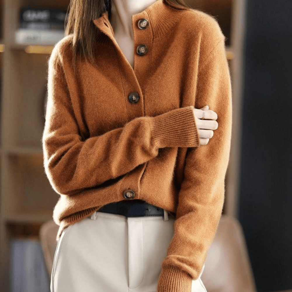 Relaxed Buttoned Sweater