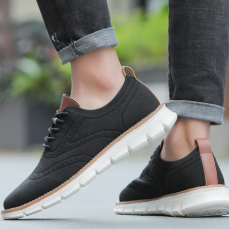 Orthopedic Men Shoes Breathable Mesh Arch Support Ultra-light High-End Fashion Casual