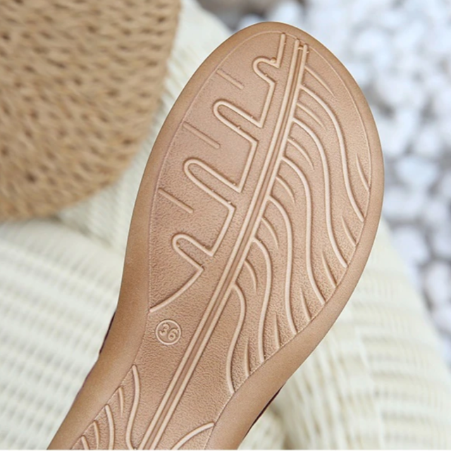 Orthopedic Sandals For Women Breathable Hollow Elastic Trendy Flat Sandals