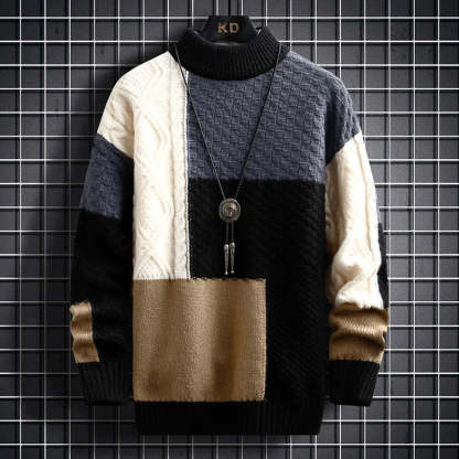 Retro Crewneck Sweater for Men