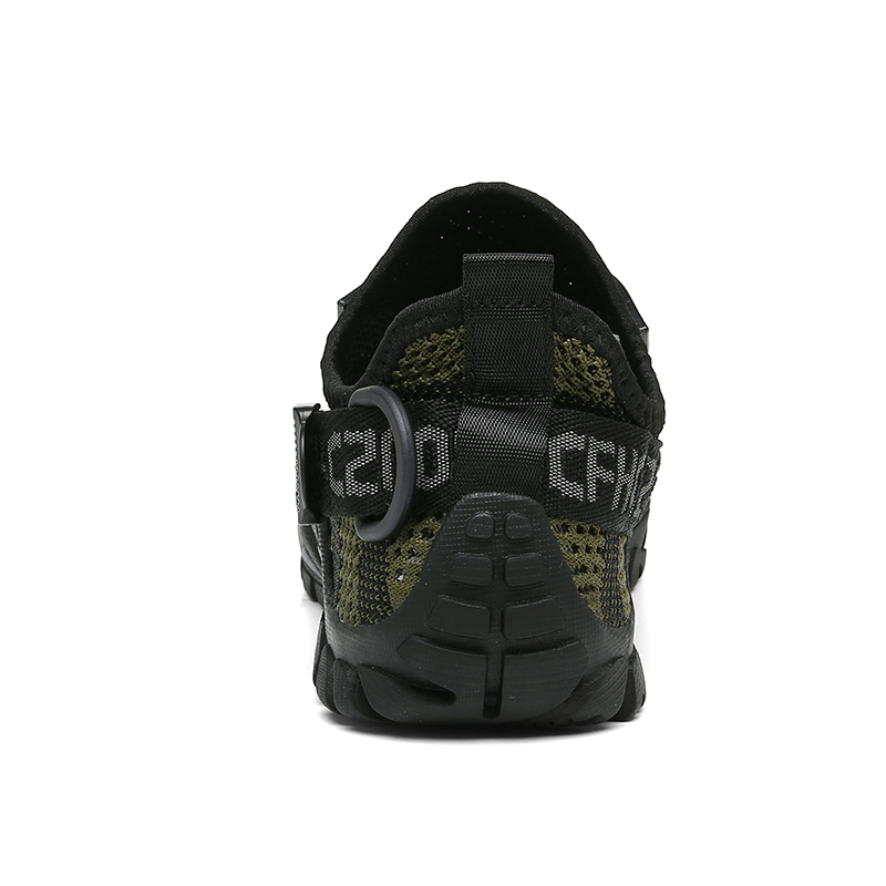 Outdoor Mountaineering Hiking Rock Climbing Breathable Fly Knitting Low Top River Trace Shoes