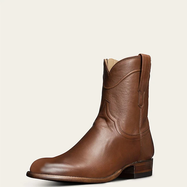 Men's Boots Biker boots Cowboy Boots Vintage Classic Casual Outdoor PU Mid-Calf Boots Loafer