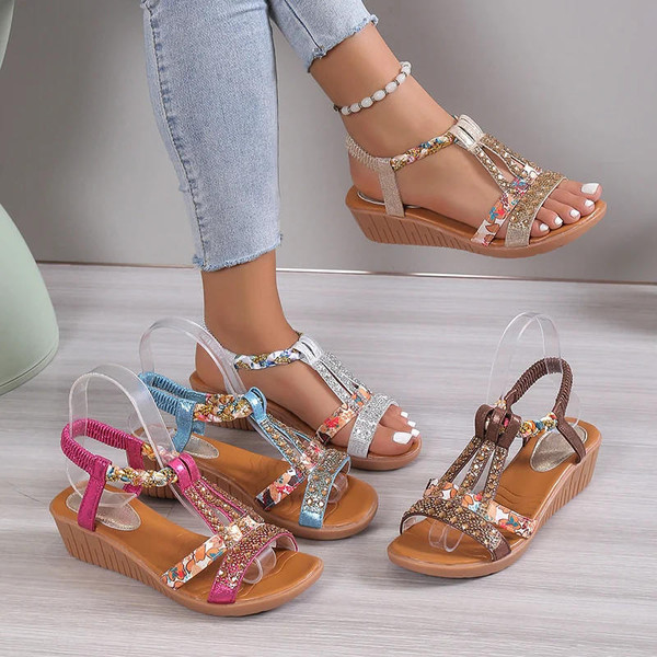 BOHO Open Toe Orthopedic Sandals
