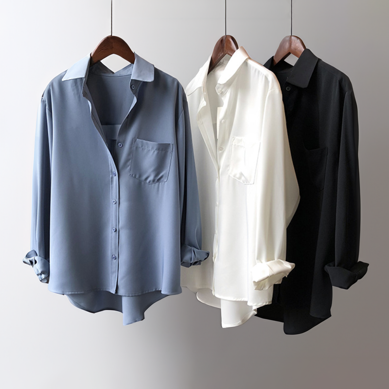 Chic Satin Blouse for Women