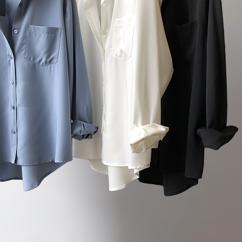 Chic Satin Blouse for Women