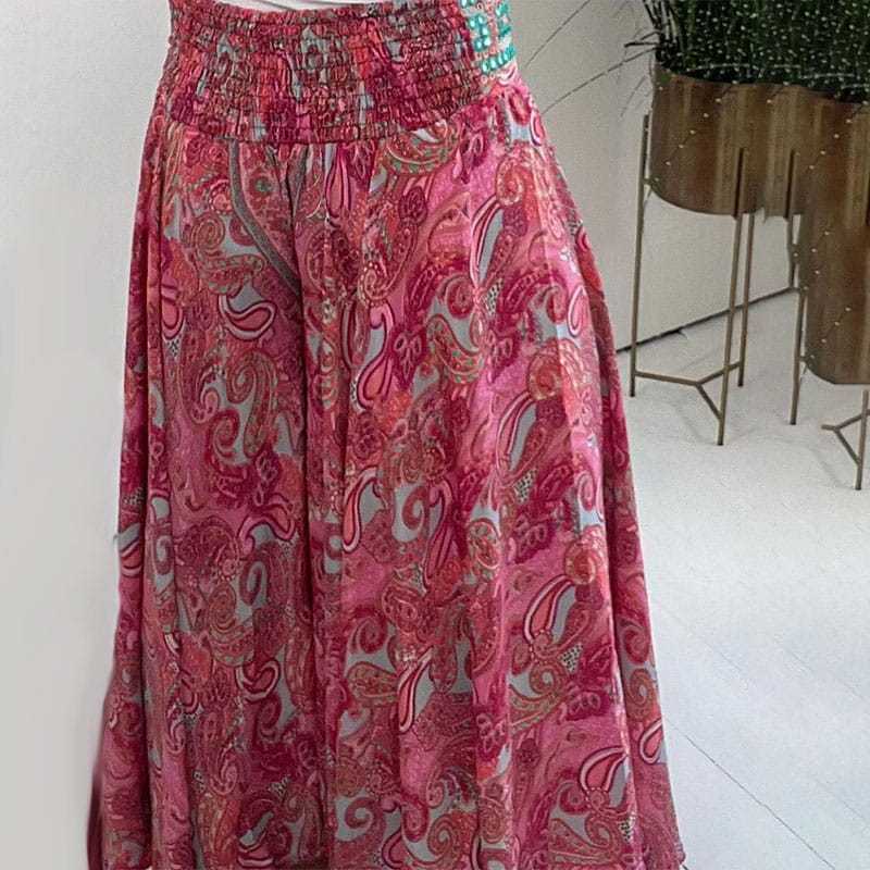 Paisley Culottes Pants