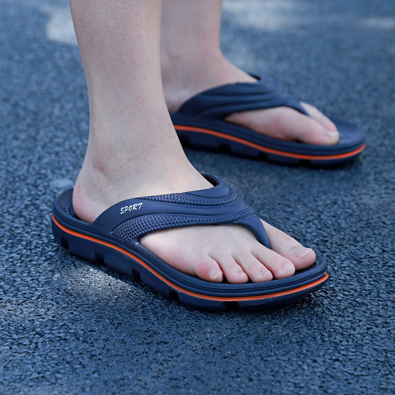 Men Orthopedic Sandals Elastic Anti-slip Flip-flops