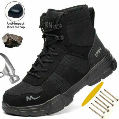 Orthopedic Men Snow Boots Plus Size Ankle Shoes