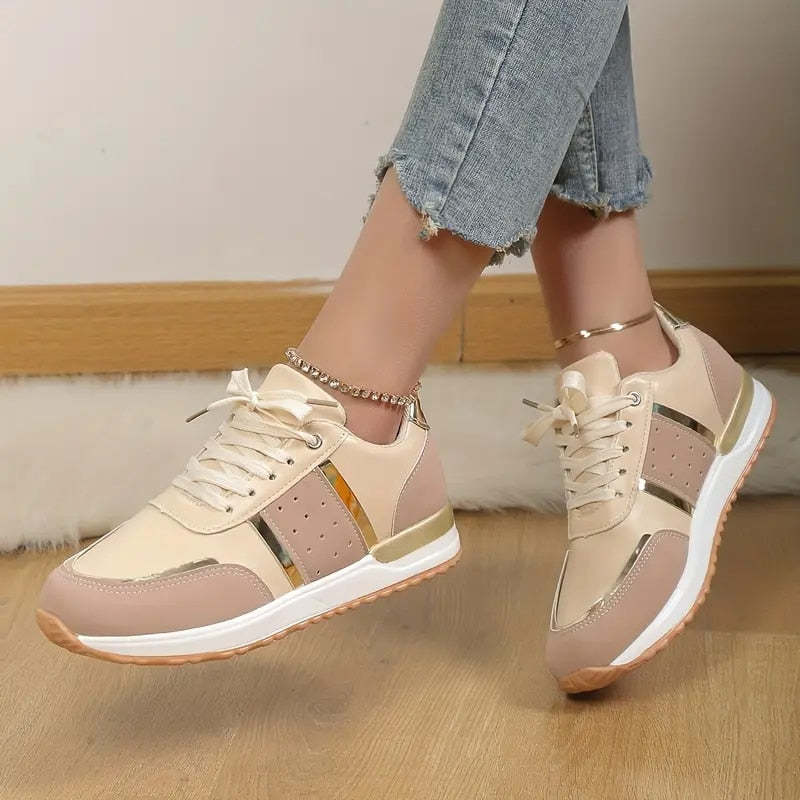 Orthopedic Shoes Women Sneakers Platform Leather Running Summer