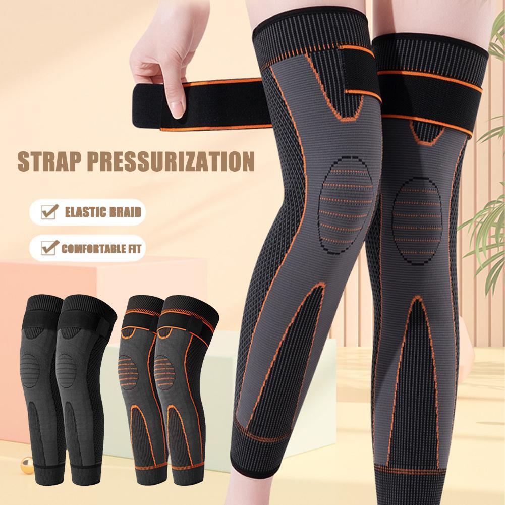 Ultra Knee Pads Long Compression Sleeve Support Fitness Gear Leg Brace Protector (1 Pc)