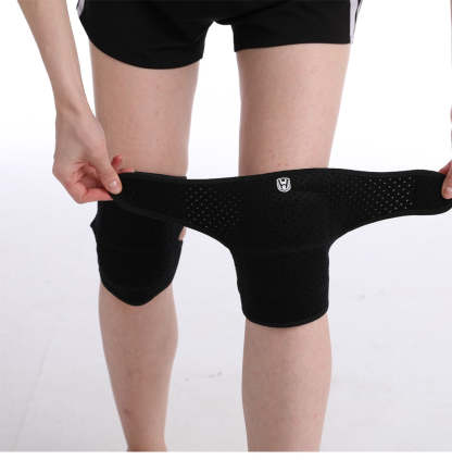 (2 PCS) EVA Knee Pads Unisex Patella Brace Support Fitness Extra Soft Adjustable Strap Protector
