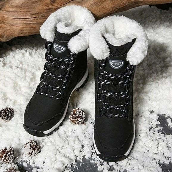 Snow Boots Women Winter Keep Warm Water-proof Shoes