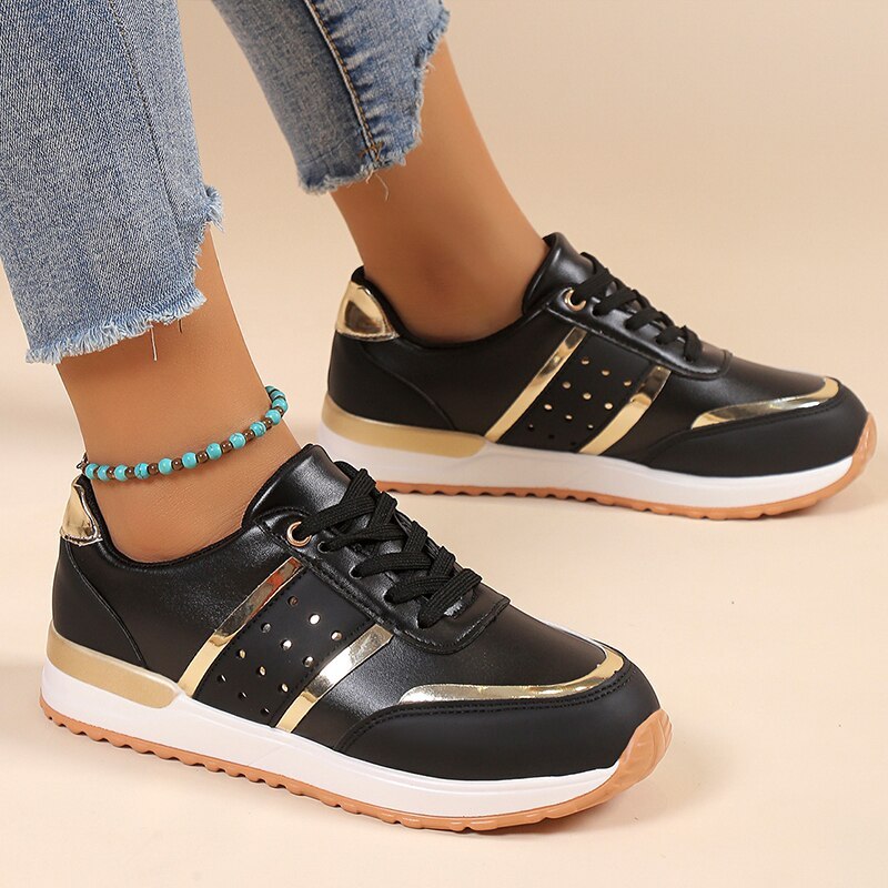 Orthopedic Shoes Women Sneakers Platform Leather Running Summer